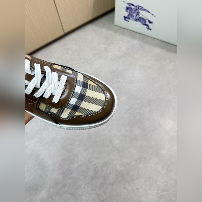 巴寶莉 BURBERRY -高端品質(zhì) 原單 休閑運(yùn)動(dòng)闆鞋 -鞋面：進(jìn)口 開邊珠小