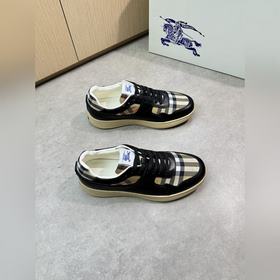 巴寶莉 BURBERRY -高端品質 原單 休閑運動闆鞋 -鞋面：進口 納帕小牛