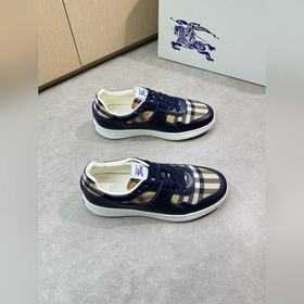 巴寶莉 BURBERRY -高端品質 原單 休閑運動闆鞋 -鞋面：進口 納帕小牛