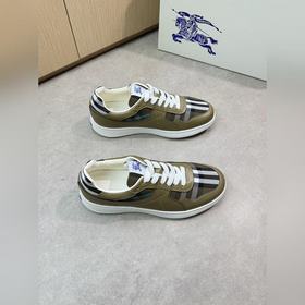 巴寶莉 BURBERRY -高端品質 原單 休閑運動闆鞋 -鞋面：進口 納帕小牛