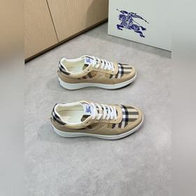 巴寶莉 BURBERRY -高端品質 原單 休閑運動闆鞋 -鞋面：進口 納帕小牛