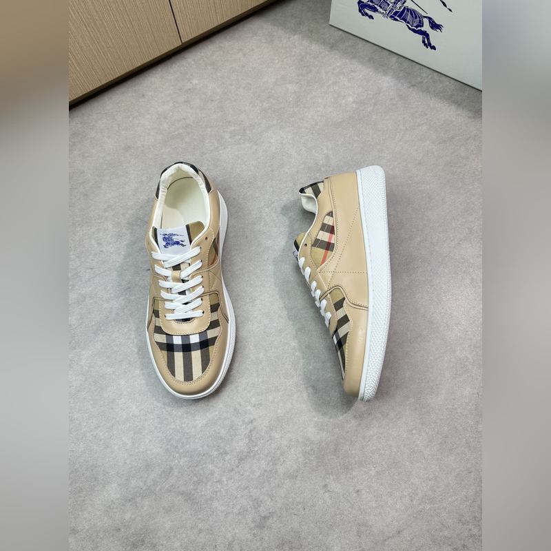 巴寶莉 BURBERRY -高端品質 原單 休閑運動闆鞋 -鞋面：進口 納帕小牛