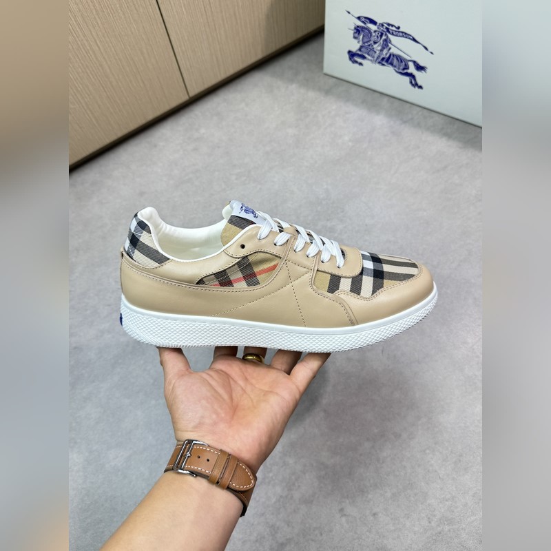 巴寶莉 BURBERRY -高端品質 原單 休閑運動闆鞋 -鞋面：進口 納帕小牛