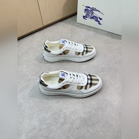 巴寶莉 BURBERRY -高端品質 原單 休閑運動闆鞋 -鞋面：進口 納帕小牛