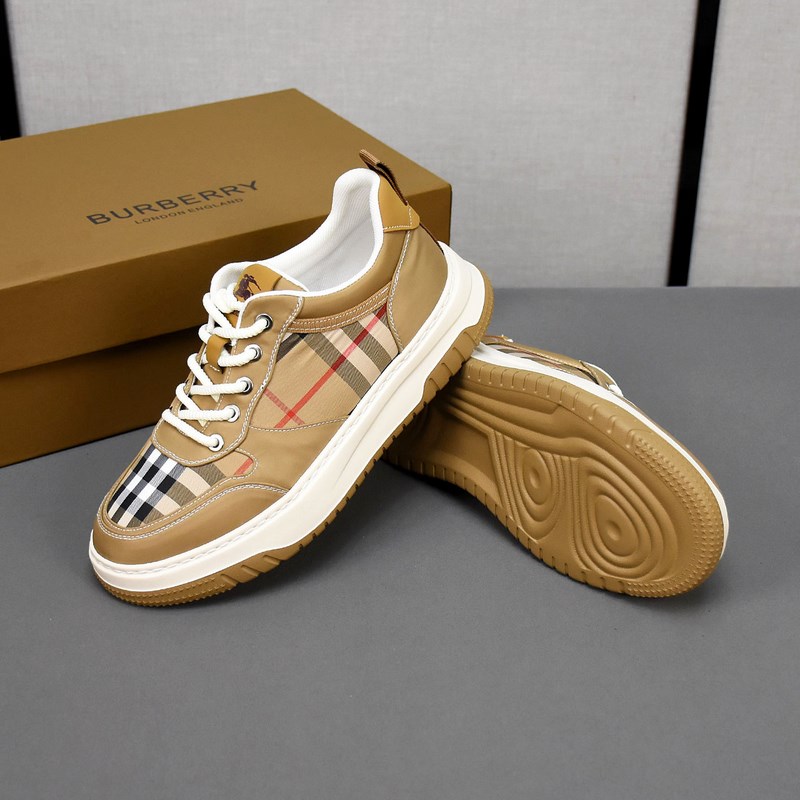 Burberry[巴寶莉]時尚系帶布鞋，鞋面采用透氣布料，橡膠發泡鞋底，男碼39