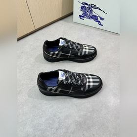 巴寶莉 BURBERRY -高端品質 原單 休閑運動闆鞋 -鞋面：進口 納帕小牛