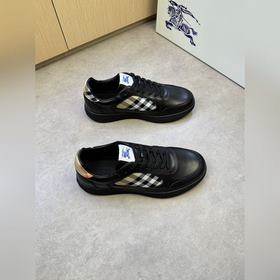 巴寶莉 BURBERRY -高端品質 原單 休閑運動闆鞋 -鞋面：進口 納帕小牛
