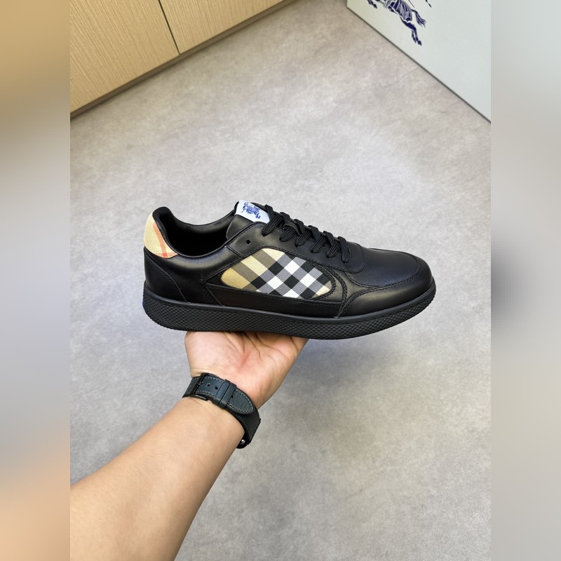 巴寶莉 BURBERRY -高端品質(zhì) 原單 休閑運動闆鞋 -鞋面：進(jìn)口 納帕小牛