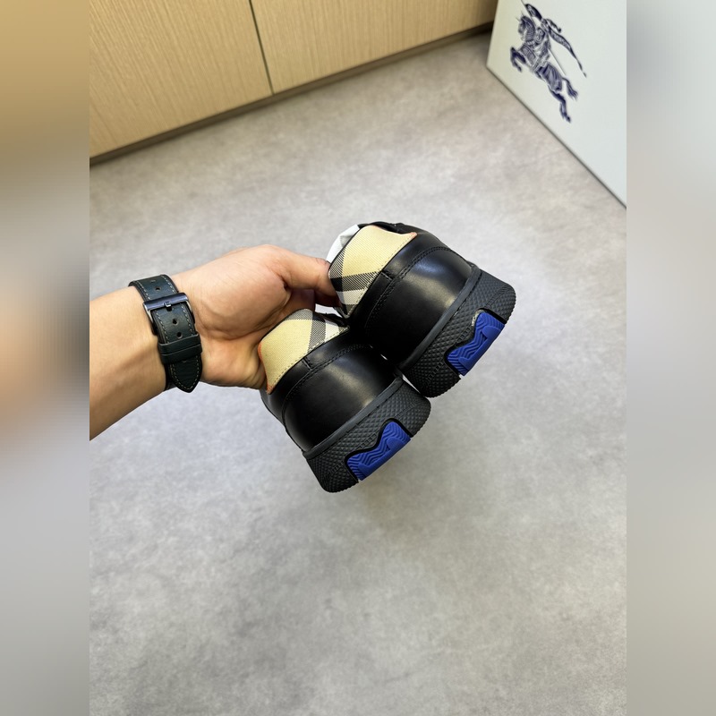 巴寶莉 BURBERRY -高端品質(zhì) 原單 休閑運動闆鞋 -鞋面：進(jìn)口 納帕小牛