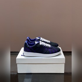 2026Ss男士經典低幫格紋帆布運動鞋，以 Vintage 複古格紋棉材質煥新演