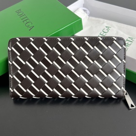 #Bv 男士編織錢包 593217 三種不同顔色牛皮編織制成 柔軟舒適 有質感