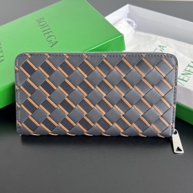 #Bv 男士編織錢包 593217 三種不同顔色牛皮編織制成 柔軟舒適 有質感
