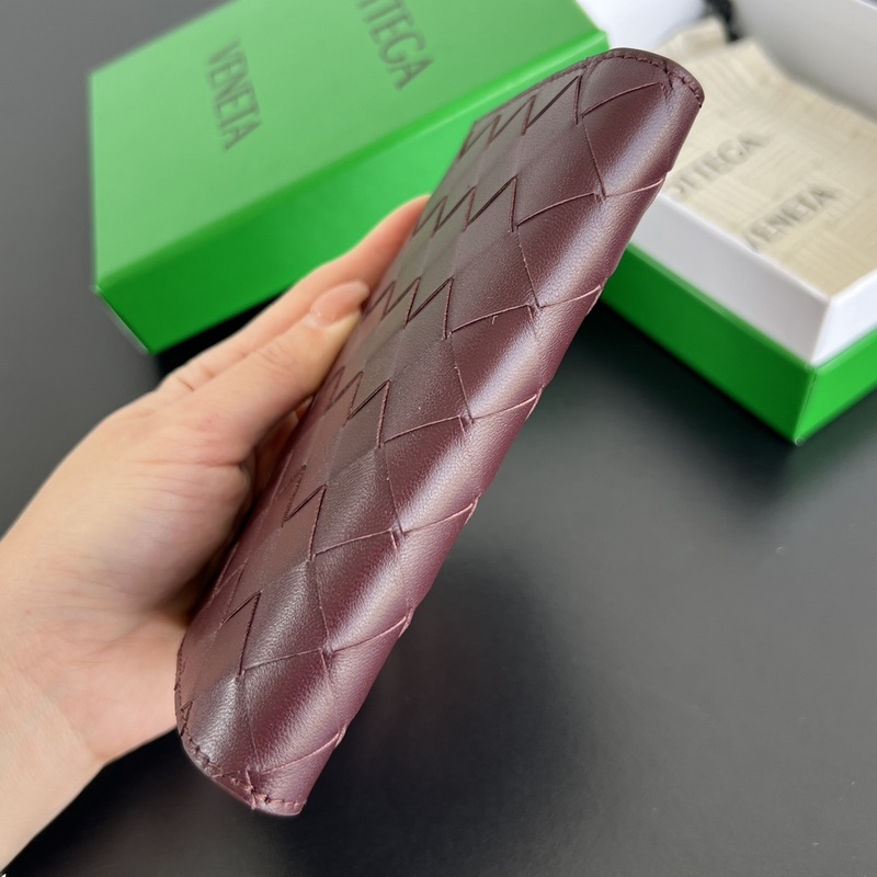 #Bv 編織雙折拉鍊錢包 749940 男女通用小巧精緻的錢包 優雅時尚的造型