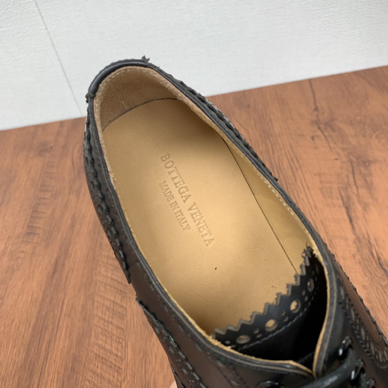 Bottega Veneta/葆蝶家男士Lug系帶鞋 厚底百搭正裝皮鞋 婚宴專用