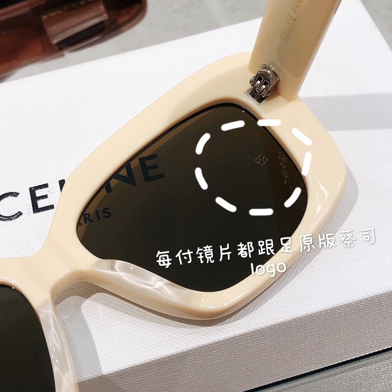 高版celine2026 凹造型 celine：CL4S216U：奶白色