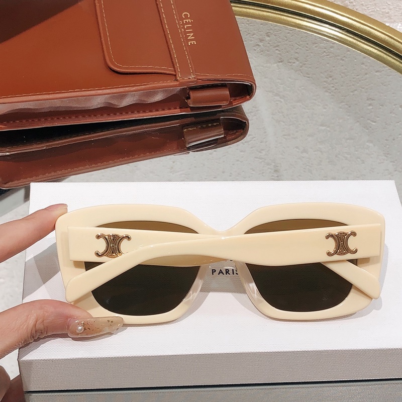 高版celine2026 凹造型 celine：CL4S216U：奶白色