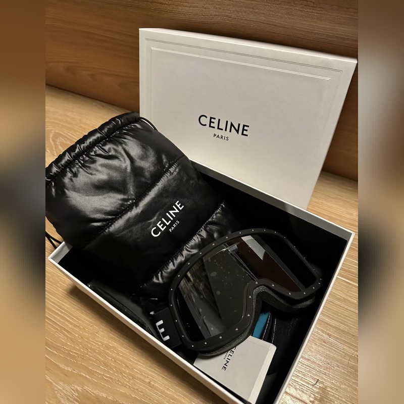 專櫃最新顔色 全黑色 高端貨ski goggles 電子nfc感應包裝 CELI