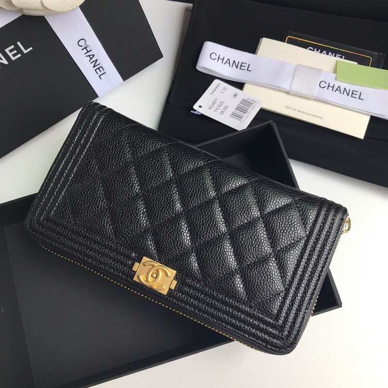 [原單品質(zhì)][帶序列碼]CHANEL loboy經(jīng)典拉鍊錢包 款號A80288