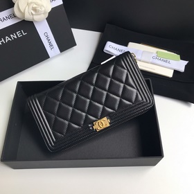 [原單品質][帶序列碼]CHANEL loboy經典拉鍊錢包 款號A80288