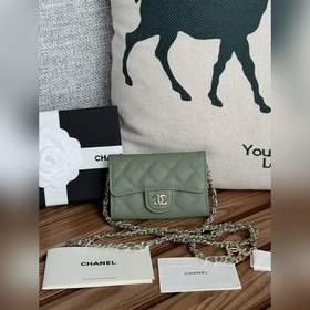 魚子醬牛皮Chane新款腰包又一款經典腰包閃亮登場 隻看一眼就愛上了、真的超愛