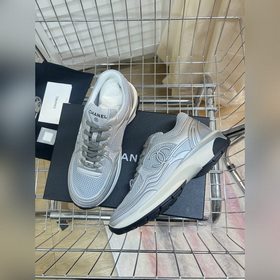 chanel 香奈兒2026早春度假系列 最新款休閑運動鞋 銀白，金白，銀灰，黑