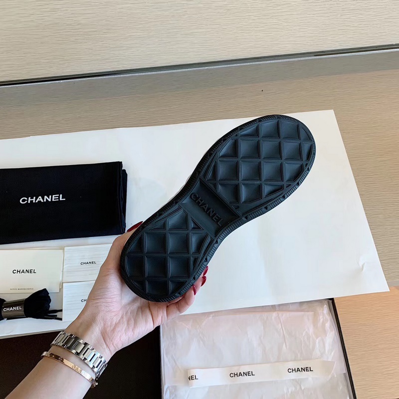 CHANE 2026香奈兒新寵運動運動鞋 鞋面：牛皮絲綢 牛皮絨面革 針織物 大