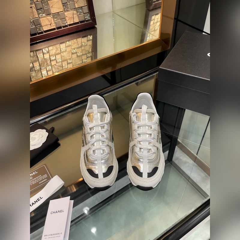 Chanel香奈兒25SS最新款小白鞋 休閑 運動鞋 滑闆鞋 原版購入開發做貨