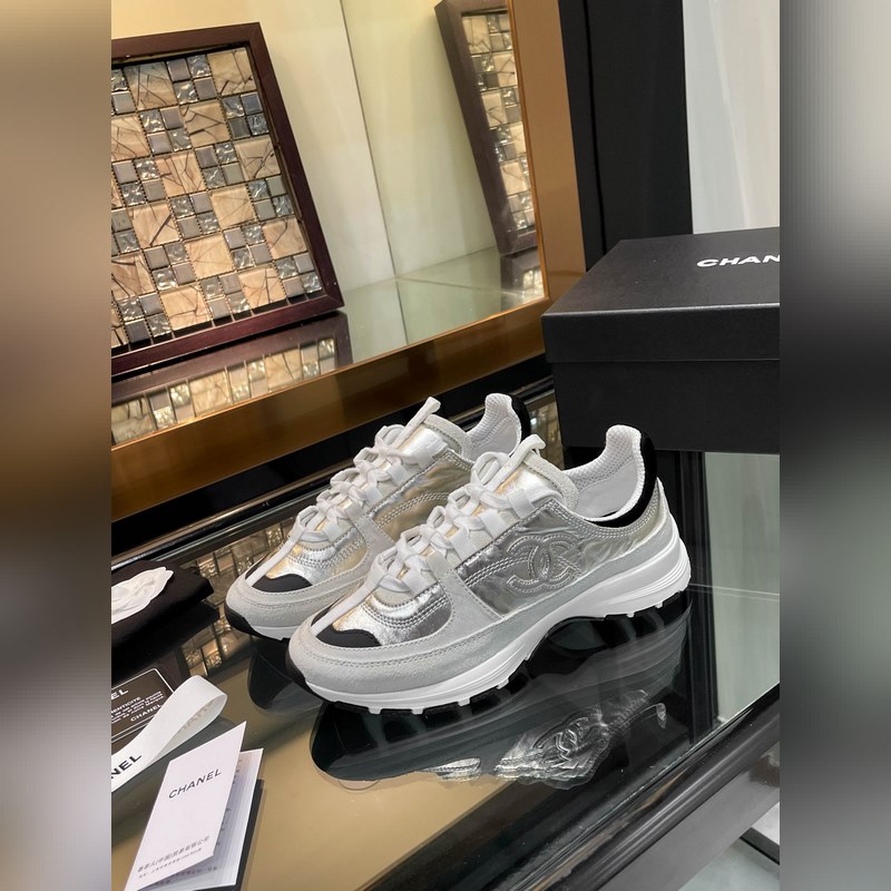 Chanel香奈兒25SS最新款小白鞋 休閑 運動鞋 滑闆鞋 原版購入開發做貨