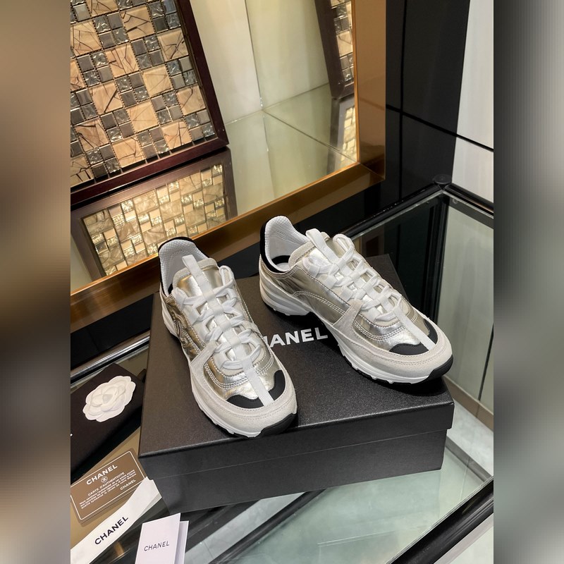 Chanel香奈兒25SS最新款小白鞋 休閑 運動鞋 滑闆鞋 原版購入開發做貨