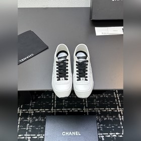 CHANE小香厚底熊貓闆鞋運動鞋 香奈兒2026ss火爆熊貓鞋 配色厚底休閑運動