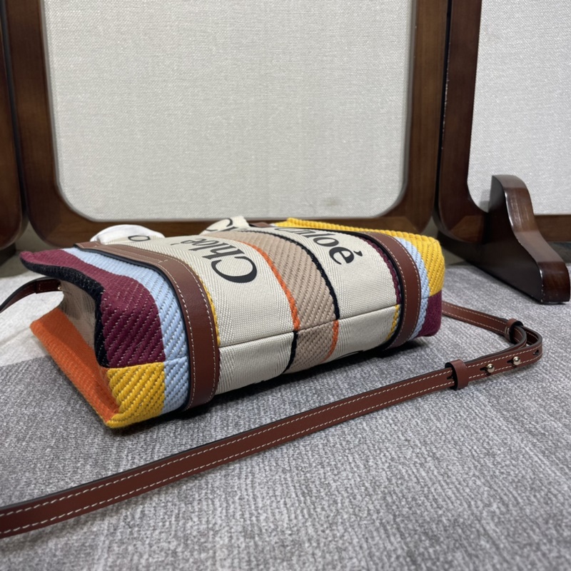 小號 彩虹 配色 2026年新款Chloe彩虹 Woody托特-新成員來報道！！