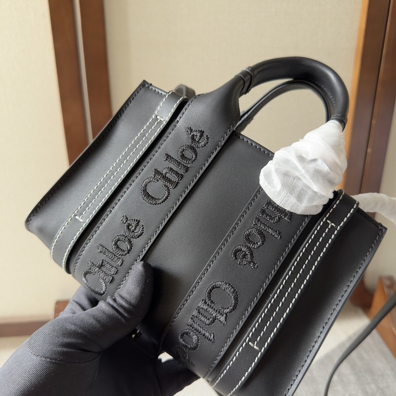 全皮質迷你 Chloe Woody全皮質、優雅質感托特包絕絕子！！Woody系列