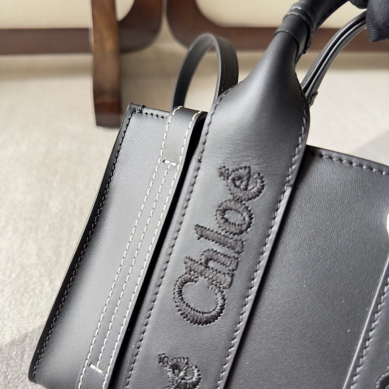 全皮質迷你 Chloe Woody全皮質、優雅質感托特包絕絕子！！Woody系列