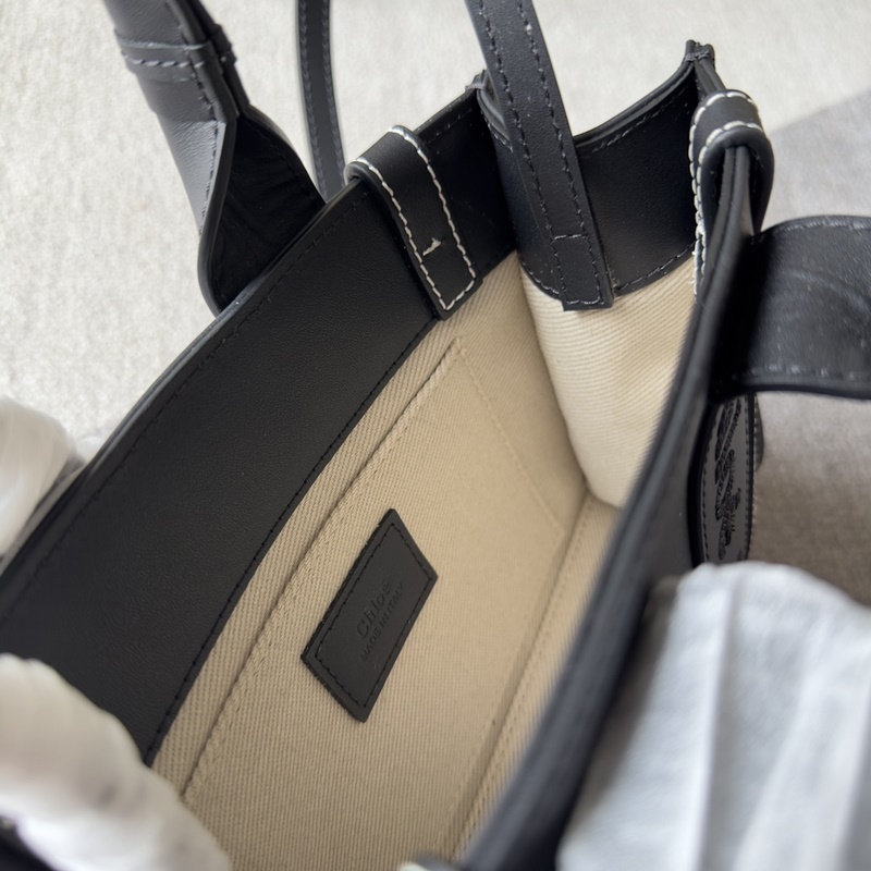 全皮質迷你 Chloe Woody全皮質、優雅質感托特包絕絕子！！Woody系列