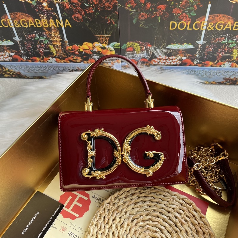 [Dolce & Gabbana 杜嘉班納] 新款。款號：9111漆皮 原單 細