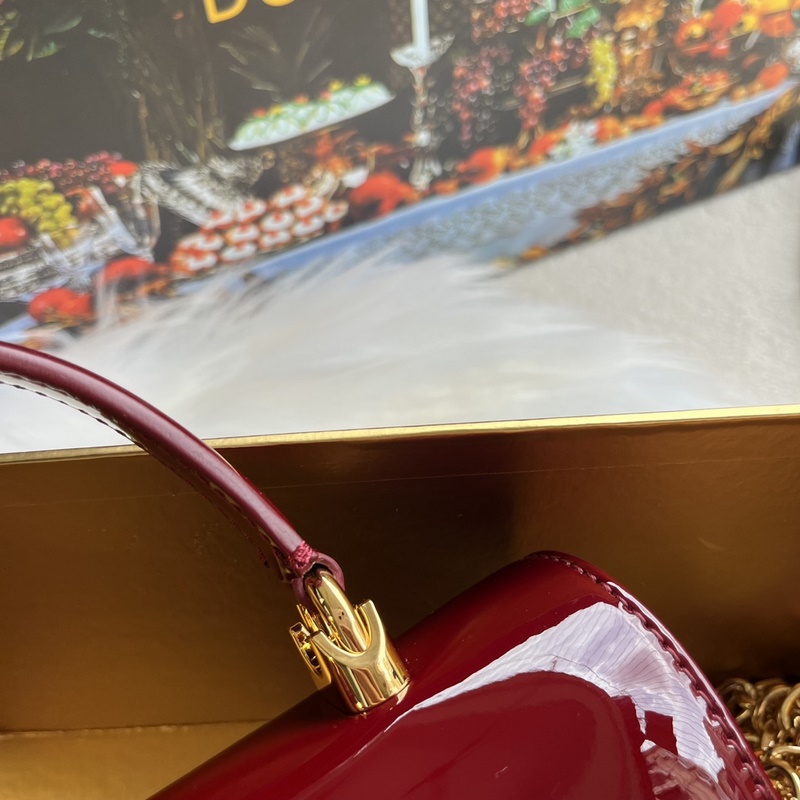 [Dolce & Gabbana 杜嘉班納] 新款。款號：9111漆皮 原單 細