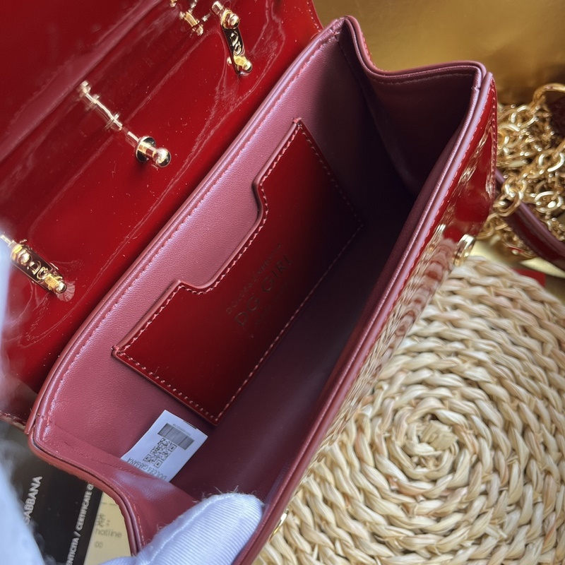 [Dolce & Gabbana 杜嘉班納] 新款。款號：9111漆皮 原單 細