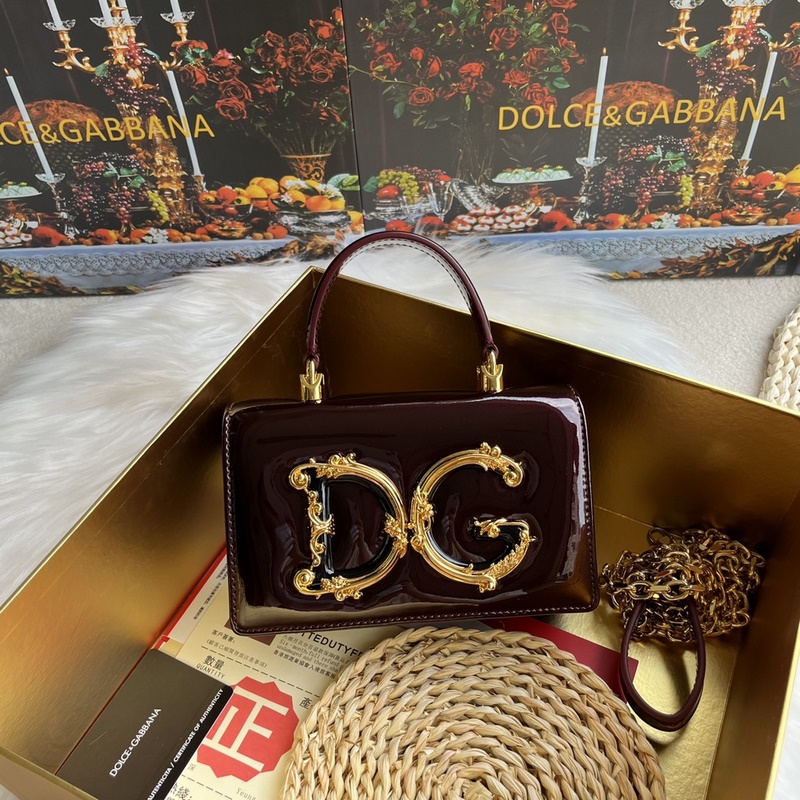[Dolce & Gabbana 杜嘉班納] 新款。款號：9111漆皮 原單 細