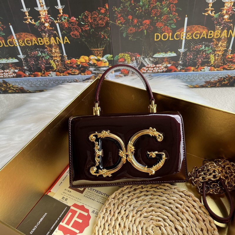 [Dolce & Gabbana 杜嘉班納] 新款。款號：9111漆皮 原單 細