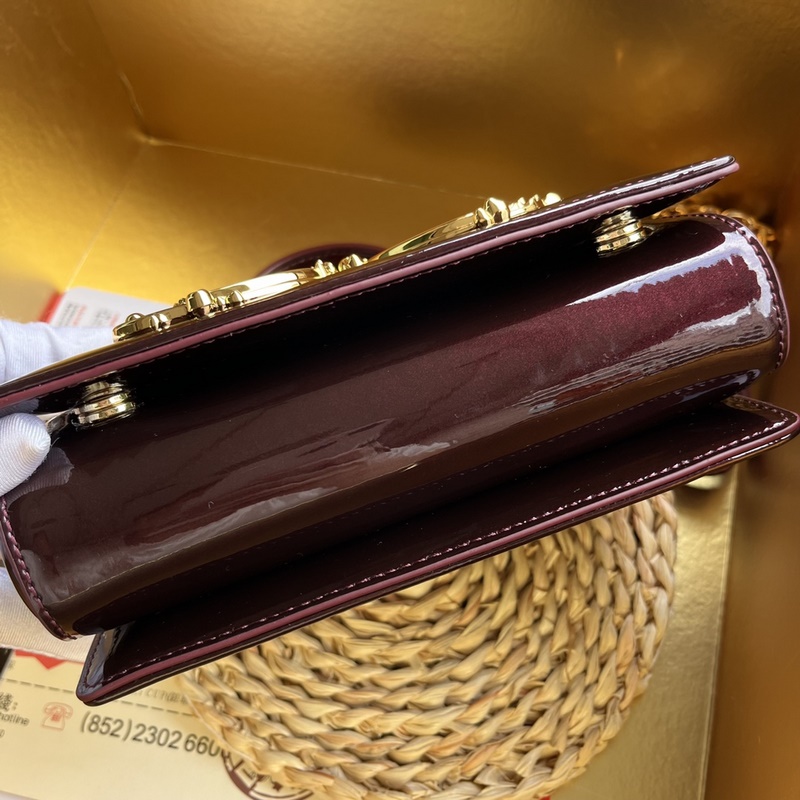 [Dolce & Gabbana 杜嘉班納] 新款。款號：9111漆皮 原單 細