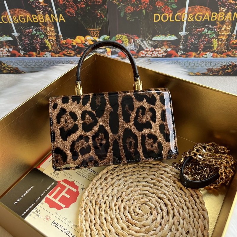 [Dolce & Gabbana 杜嘉班納] 新款。款號：9111漆皮豹紋 原單