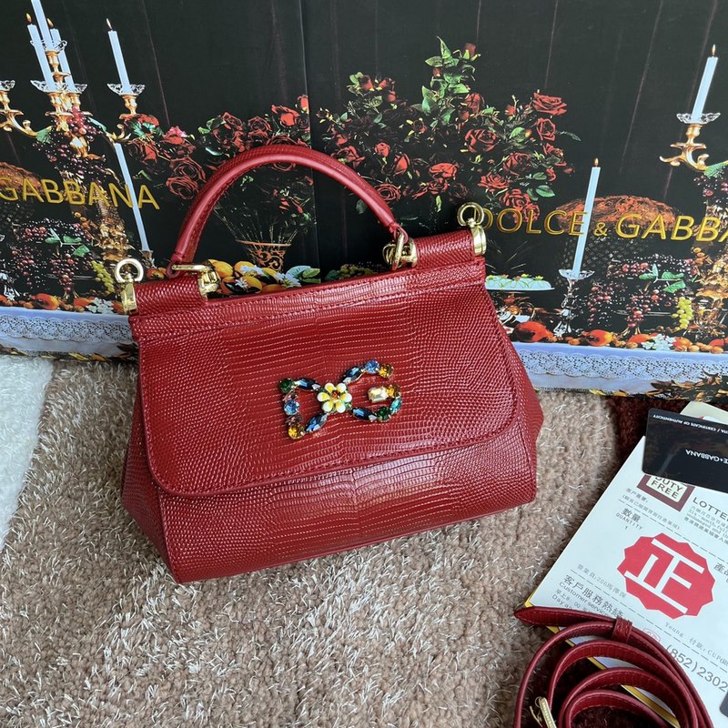 [Dolce & Gabbana 杜嘉班納]款號：4135蜥蜴鑽 原單 完美袋形