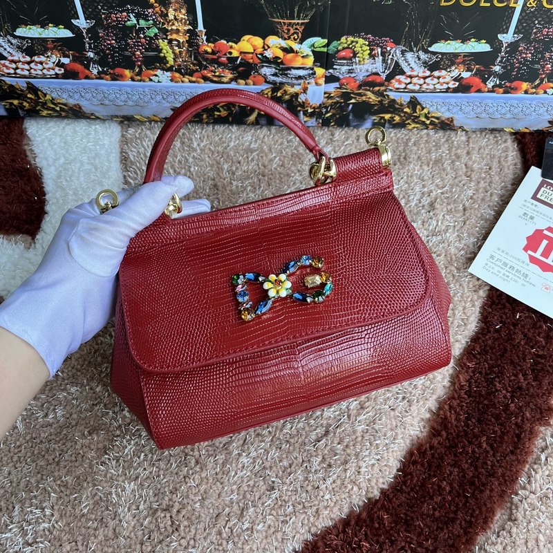 [Dolce & Gabbana 杜嘉班納]款號：4135蜥蜴鑽 原單 完美袋形