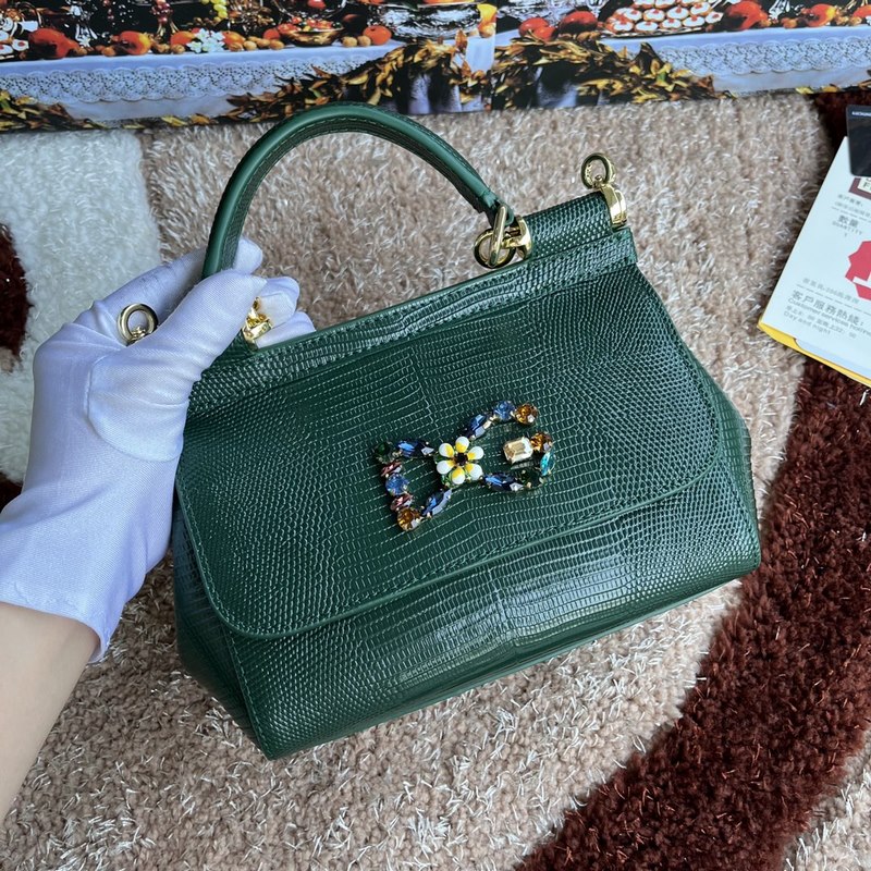 [Dolce & Gabbana 杜嘉班納]款號：4135蜥蜴鑽 原單 完美袋形