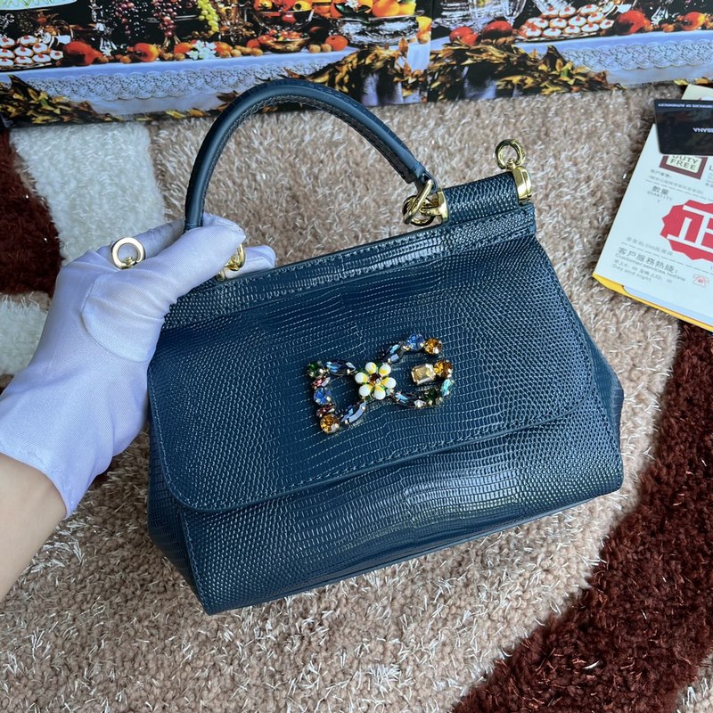 [Dolce & Gabbana 杜嘉班納]款號：4135蜥蜴鑽 原單 完美袋形