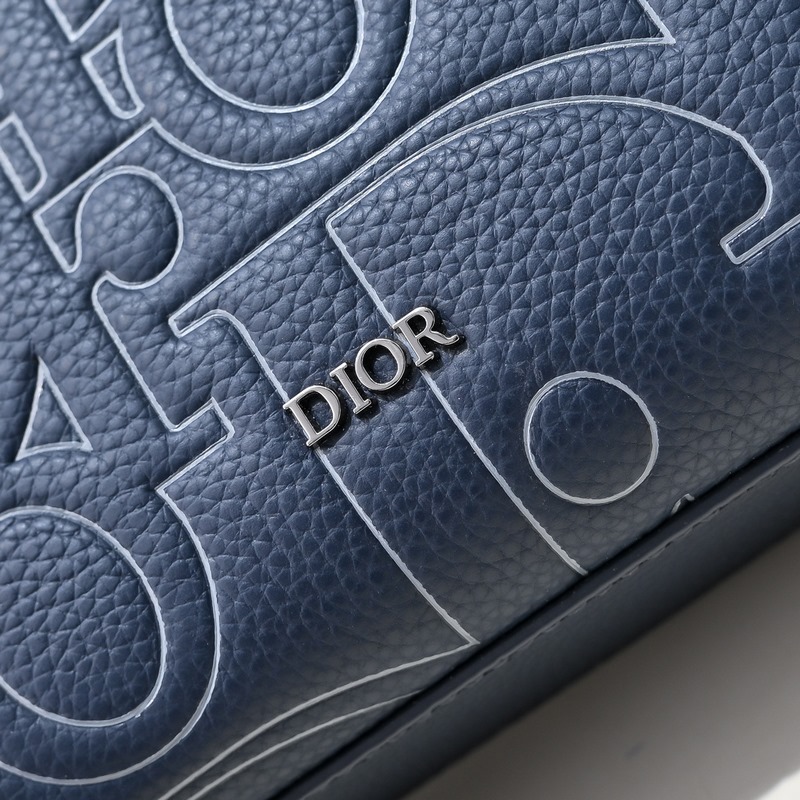 Dior-迪奧專櫃最新款手拿包 官網同步 本季新品 采用海軍藍色Gravity