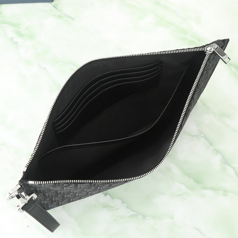 A4手拿包 黑色Oblique 印花 編號：2ESCA491YSE_H03E這款