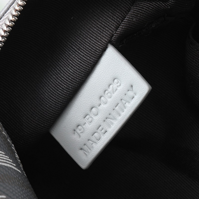 Dior Lingot洗漱包 迪奧灰 CD Diamond圖案帆布編號：2ADC