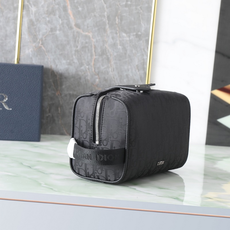 Dior Lingot洗漱包尺寸21.6 12.5 10.5(長 高 寬) 黑色