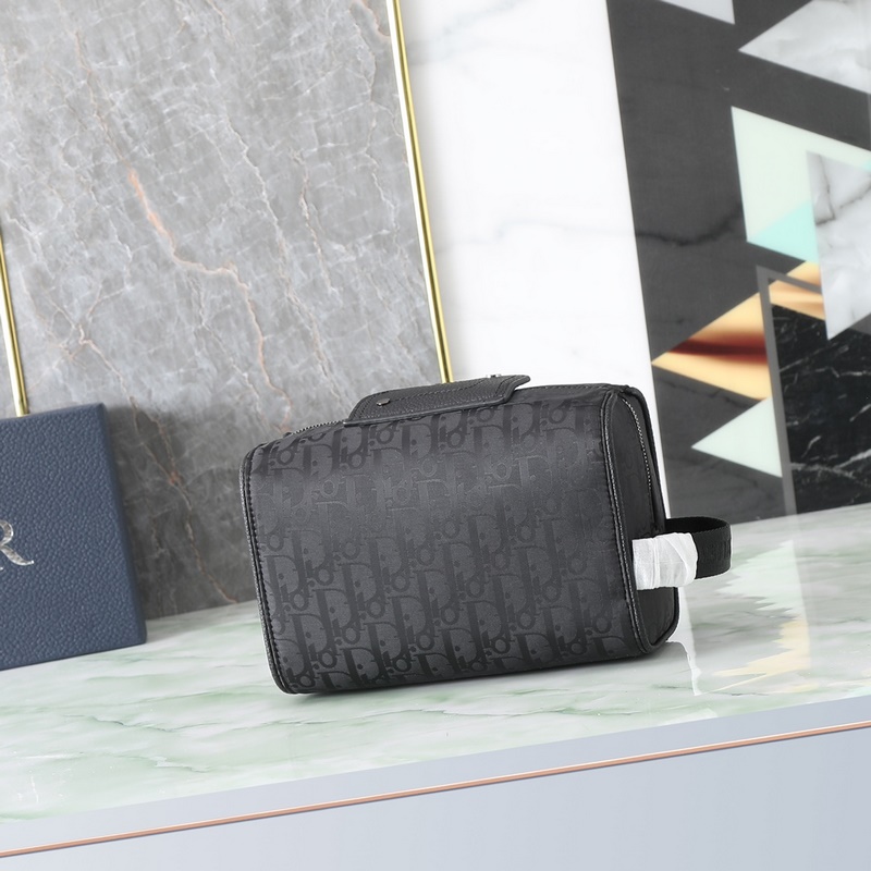 Dior Lingot洗漱包尺寸21.6 12.5 10.5(長 高 寬) 黑色